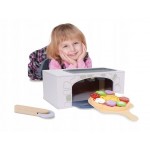 Cuptor Pizza pentru copii din lemn - Set de jucarie cu ingrediente incluse Cuptor Pizza pentru copii din lemn - Set de jucarie cu ingrediente incluse